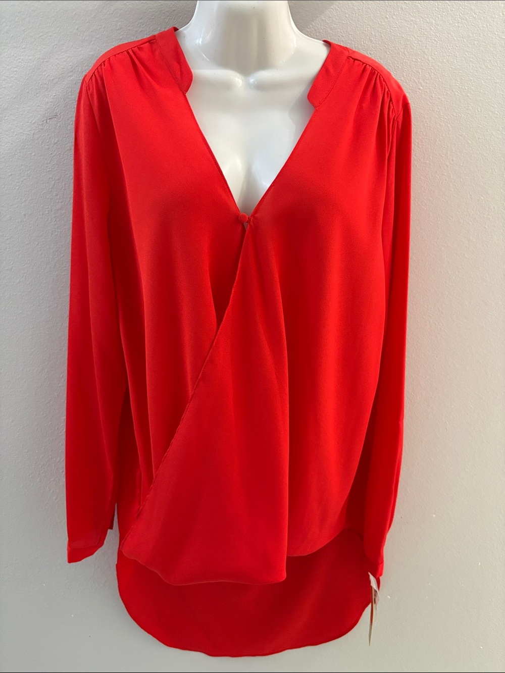 GIANNI BINI Long-Sleeve Blouse Sz S NWT